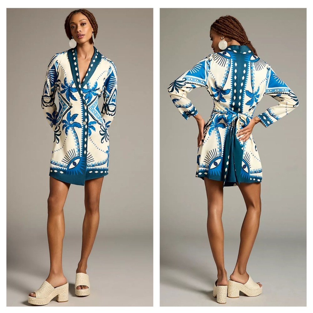 FARM Rio for Anthropologie Blazer Dress